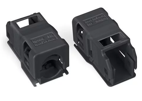 890-502/342-000 - Strain relief housing; 2-pole; with locking clip; for 1 cable; 3.8 … 8.2 mm; 17.5 mm; black 890-502/342-000 - Strain relief housing; 2-pole; with locking clip; for 1 cable; 3.8 … 8.2 mm; 17.5 mm; black