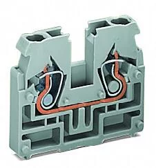 869-344 - 2-conductor end terminal block; without push-buttons; suitable for Ex i applications; without snap-in mounting foot; 1-pole; 2.5 mm²; CAGE CLAMP®; 2,50 mm²; blue 869-344 - 2-conductor end terminal block; without push-buttons; suitable for Ex i applications; without snap-in mounting foot; 1-pole; 2.5 mm²; CAGE CLAMP®; 2,50 mm²; blue