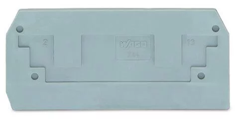 284-325 - End and intermediate plate; 2.5 mm thick; gray
