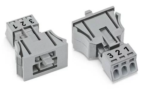 890-753 - WINSTA® through-panel plug (male); MINI; snap-in through-panel; 1/2/3 marking; 3-pole; gray 890-753 - WINSTA® through-panel plug (male); MINI; snap-in through-panel; 1/2/3 marking; 3-pole; gray