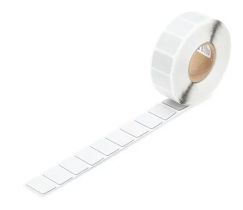 210-852 - Push-button marker; 27 x 19 mm; silver-colored