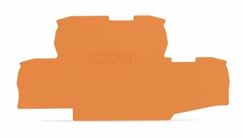 2002-2792 - End plate; 0.8 mm thick; orange