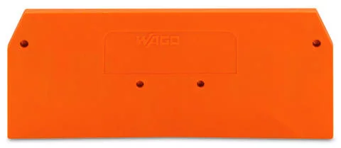 279-339 - End and intermediate plate; 2 mm thick; orange
