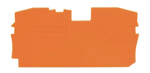 2010-1292 - TOPJOB®S end/intermediate plate; for 2010-12xx series terminal blocks; 1.0 mm wide; orange