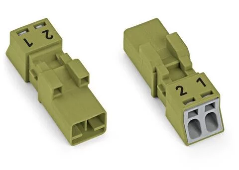 890-272 - Plug; 2-pole; 1,50 mm²; light green