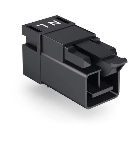 890-812/011-000 - Plug for PCBs; angled; 2-pole; Cod. A; black