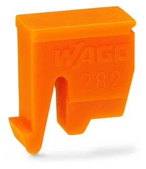 282-137 - Lock-out; prevents reclosing of slide link; snap-in type; orange