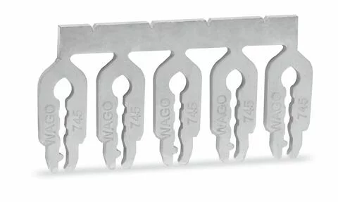 745-684 - Jumper; 4-way; unplated; silver-colored