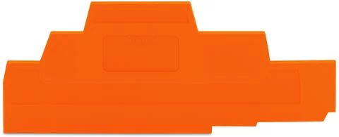 280-306 - End and intermediate plate; 2.5 mm thick; orange