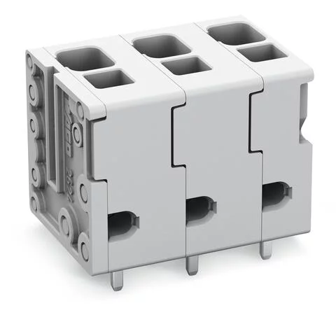 2624-3305 - PCB terminal block; 4 mm²; Pin spacing 7.5 mm; 5-pole; Push-in CAGE CLAMP®; 4,00 mm²; gray