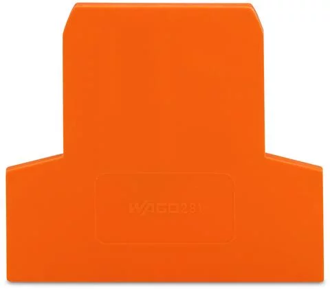 281-309 - End and intermediate plate; 2.5 mm thick; orange