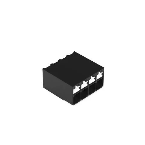 2086-1204/700-000/997-605 - SMD PCB terminal block; push-button; 1.5 mm²; Pin spacing 3.5 mm; 4-pole; Push-in CAGE CLAMP®; 1,50 mm²; black