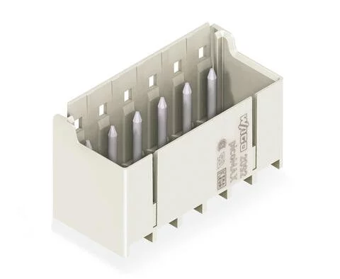 2092-1402 - THT male header; 1.4 mm Ø solder pin; straight; Pin spacing 5 mm; 2-pole; light gray 2092-1402 - THT male header; 1.4 mm Ø solder pin; straight; Pin spacing 5 mm; 2-pole; light gray