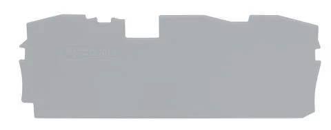 2016-1391 - TOPJOB®S end/intermediate plate; for 2016-13xx series terminal blocks; 1.0 mm wide; gray