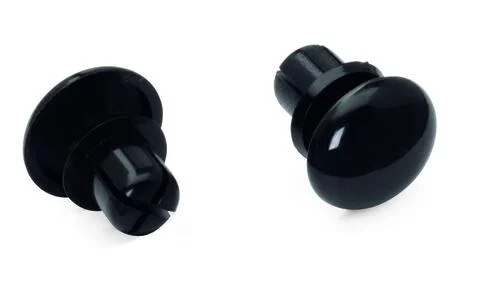 770-601 - Fixing pin; 6 mm Ø, for 1.0 … 2.5 mm mounting plates; Plastic; black