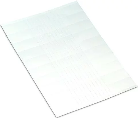 209-113 - Cardboard signs; for laser printer; 9.5 x 25 mm; white