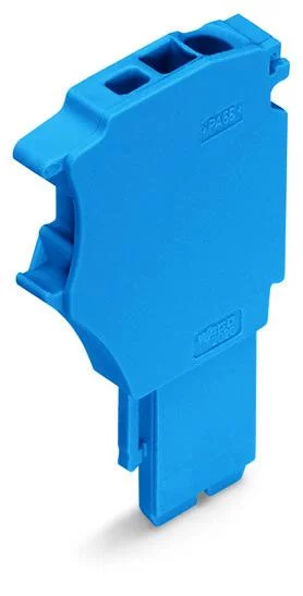 2020-164 - Start module for 1-conductor female connector; Push-in CAGE CLAMP®; 1.5 mm²; Pin spacing 3.5 mm; 1-pole; with integrated end plate; 1,50 mm²; blue