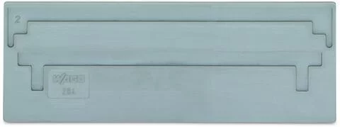 284-309 - Separator plate; 2 mm thick; oversized; gray