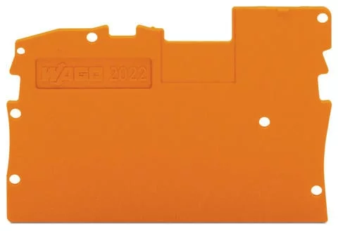 2022-1292 - End and intermediate plate; 1 mm thick; orange 2022-1292 - End and intermediate plate; 1 mm thick; orange