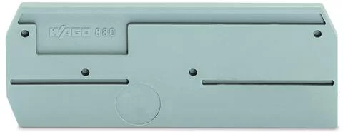 880-308 - End and intermediate plate; 2.5 mm thick; gray 880-308 - End and intermediate plate; 2.5 mm thick; gray