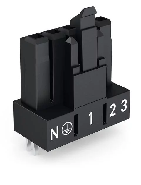 890-805 - Socket for PCBs; straight; 5-pole; Cod. A; black