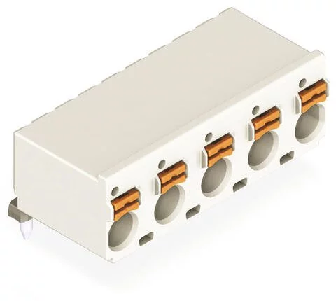 2092-3374 - 1-conductor THT female connector angled; push-button; Push-in CAGE CLAMP®; 2.5 mm²; Pin spacing 7.5 mm; 4-pole; 1.4 mm Ø solder pin; 2,50 mm²; light gray 2092-3374 - 1-conductor THT female connector angled; push-button; Push-in CAGE CLAMP®; 2.5 mm²; Pin spacing 7.5 mm; 4-pole; 1.4 mm Ø solder pin; 2,50 mm²; light gray