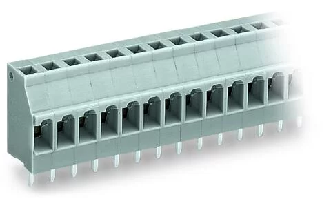 740-106 - PCB terminal block; 2.5 mm²; Pin spacing 5 mm; 6-pole; CAGE CLAMP®; 2,50 mm²; gray