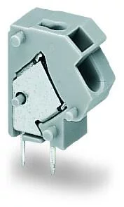 254-857 - Stackable PCB terminal block; 2.5 mm²; Pin spacing 7.5/7.62 mm; 1-pole; PUSH WIRE®; 2,50 mm²; light green