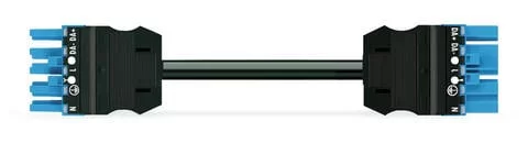 771-9985/006-401 - pre-assembled interconnecting cable; Eca; Socket/plug; 5-pole; Cod. I; H05VV-F 5G 1.5 mm²; 4 m; 1,50 mm²; blue 771-9985/006-401 - pre-assembled interconnecting cable; Eca; Socket/plug; 5-pole; Cod. I; H05VV-F 5G 1.5 mm²; 4 m; 1,50 mm²; blue