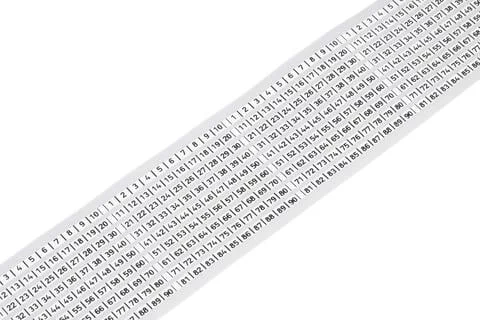 210-832 - Marking strips; on reel; 3 mm wide; plain; Self-adhesive; white