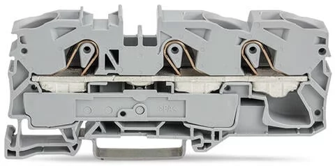 2016-1305 - TOPJOB®S feedthrough terminal block; rail mount; 3-conductor; 12 mm wide; black