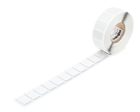 210-855 - Push-button marker; 27 x 18 mm; silver-colored