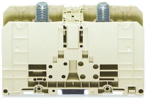 400-490/490-005 - Stud terminal block; 300 mm²; with 2 stud bolts M16; 300,00 mm²; light gray