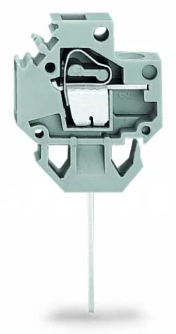226-102 - Through-panel terminal block; modular; wire-wrap pin 1 x 1 mm; 1-pole; for plate thickness 1.5 mm; gray 226-102 - Through-panel terminal block; modular; wire-wrap pin 1 x 1 mm; 1-pole; for plate thickness 1.5 mm; gray
