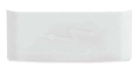 883-3588 - Protective warning marker; with high-voltage symbol; white 883-3588 - Protective warning marker; with high-voltage symbol; white