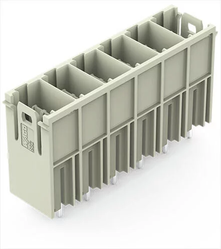 832-3606 - THT male header; 1.2 x 1.2 mm solder pin; straight (90° to PCB); Pin spacing 10.16 mm; 6-pole