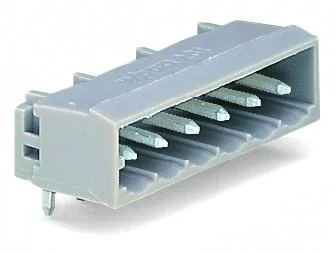 231-448/001-000 - Male header; 18-pole; THT; 1.0 x 1.0 mm solder pin; angled; pin spacing 5 mm; gray