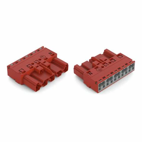770-1315 - Plug; 5-pole; 4,00 mm²; red