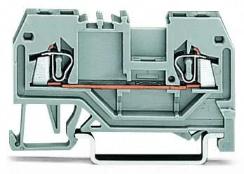 279-906 - 2-conductor through terminal block; 1.5 mm²; center marking; for DIN-rail 35 x 15 and 35 x 7.5; CAGE CLAMP®; 1,50 mm²; yellow