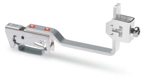 790-360/790-398 - Busbar carrier; 85 mm wide; 56 mm high; adjustable; for DIN 35 rail