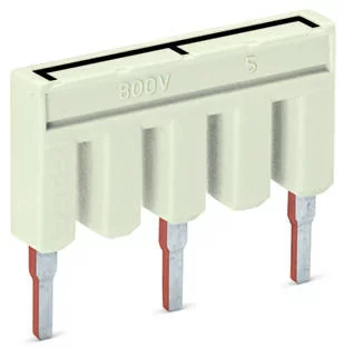 2000-405/011-000 - TOPJOB®S jumper; Wye configuration; for 2000 series; insulated; 3-way (1-3-5); light-gray 2000-405/011-000 - TOPJOB®S jumper; Wye configuration; for 2000 series; insulated; 3-way (1-3-5); light-gray