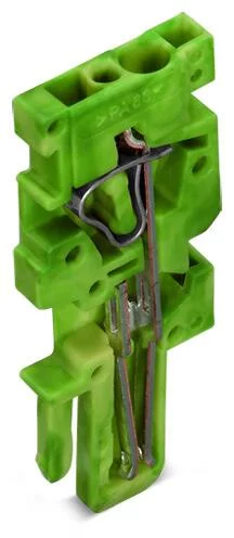 769-503/000-016 - End module for 1-conductor female connector; CAGE CLAMP®; 4 mm²; Pin spacing 5 mm; 1-pole; coding finger; 4,00 mm²; green-yellow