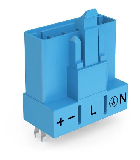 890-3115 - Plug for PCBs; straight; 5-pole; Cod. I; blue