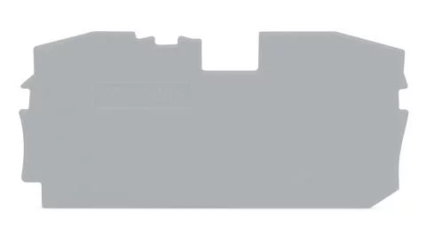 2016-1291 - TOPJOB®S end/intermediate plate; for 2016-12xx series terminal blocks; 1.0 mm wide; gray