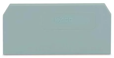 281-328 - End and intermediate plate; 2.5 mm thick; gray