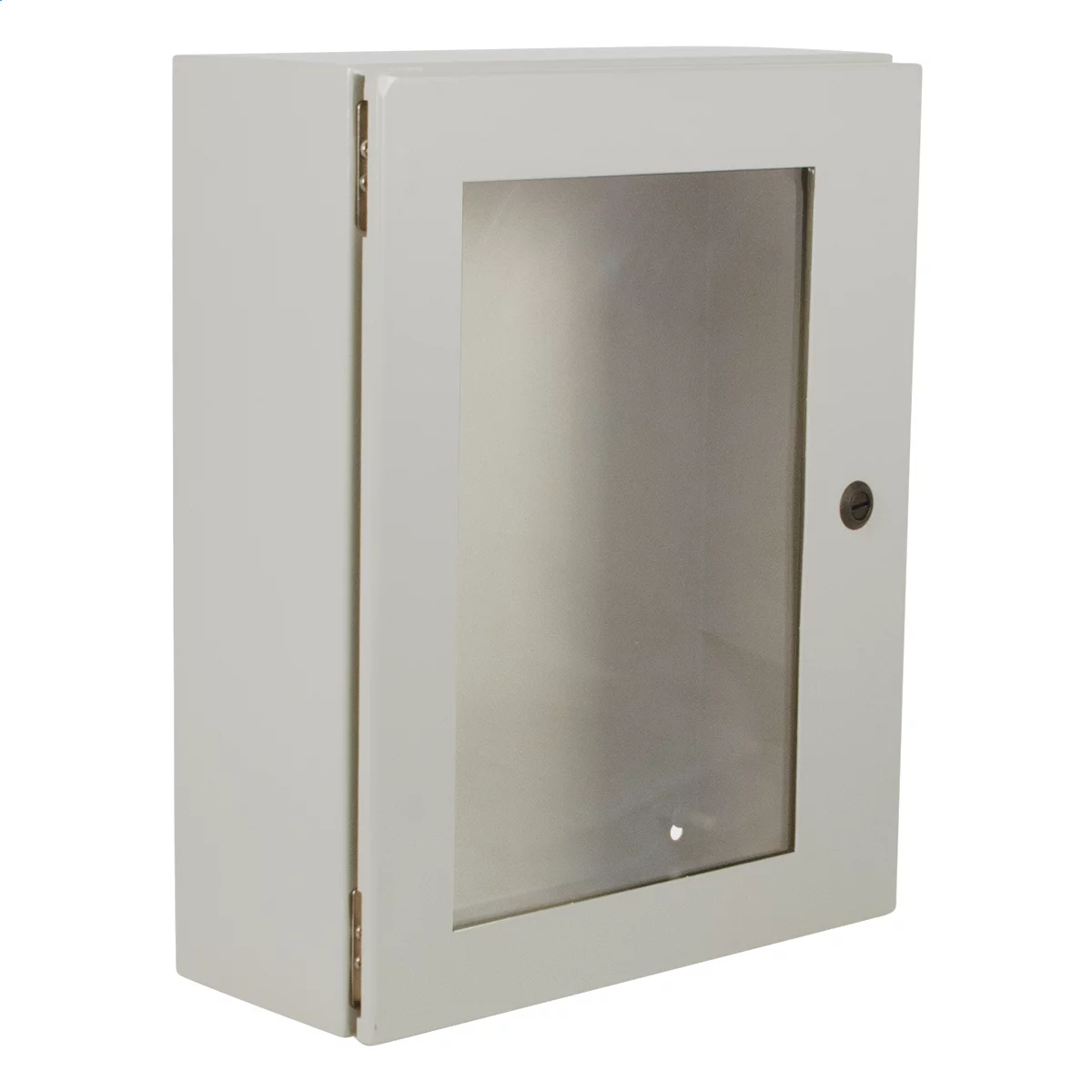 N412121206WCLG - N412 Single Door Wall-Mount Ultimate with Window 12X12X6 Carbon Steel - Light Gray