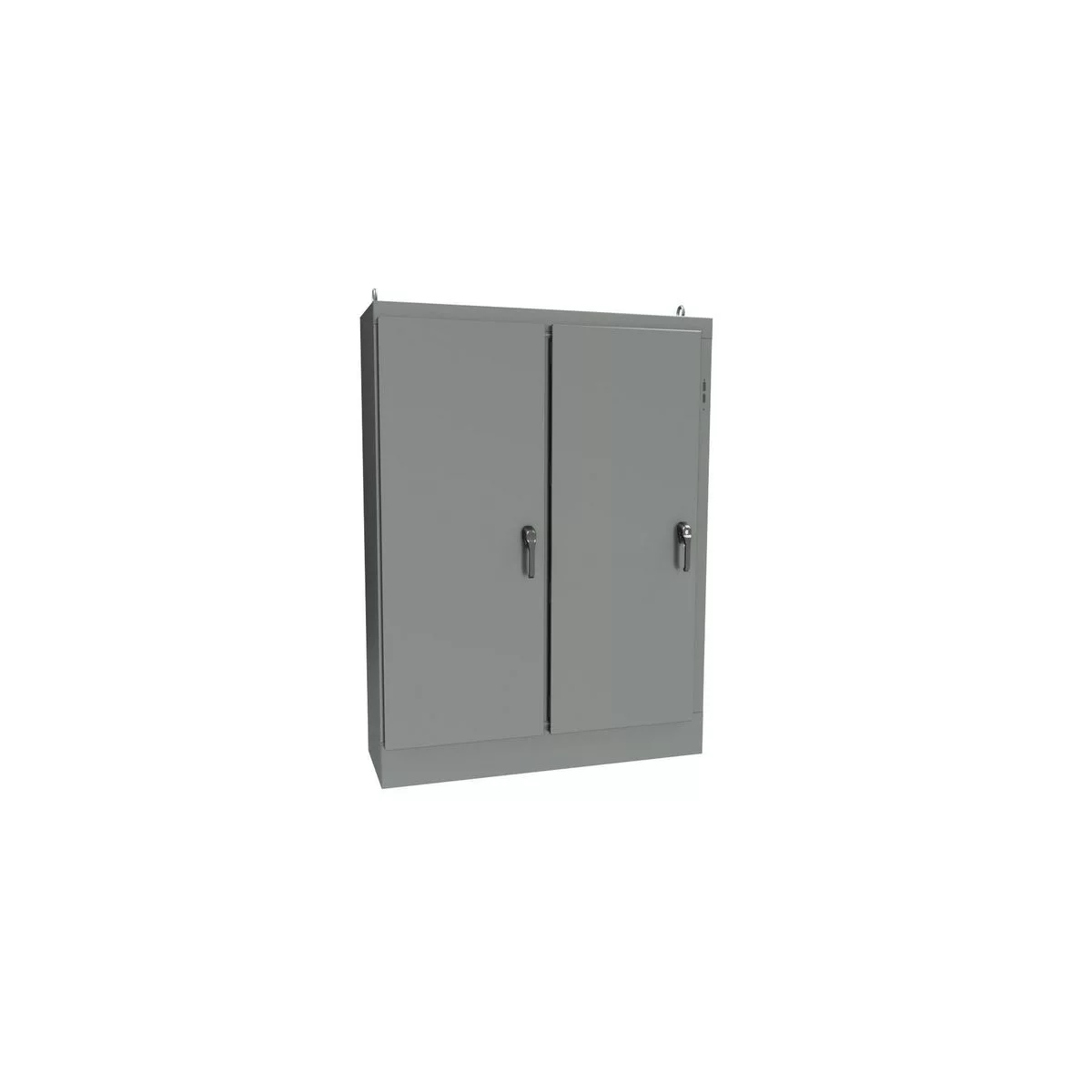 WRD90XM7724FSD4 - NEMA 4 2-Door Freestanding Removable Pin Hinge Disconnect 90X77.7X24 Carbon Steel - Gray