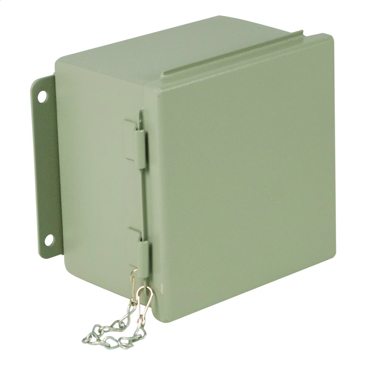 B121206 - N12 JIC Lift-Off Cover 12X12X6 Carbon Steel - Gray