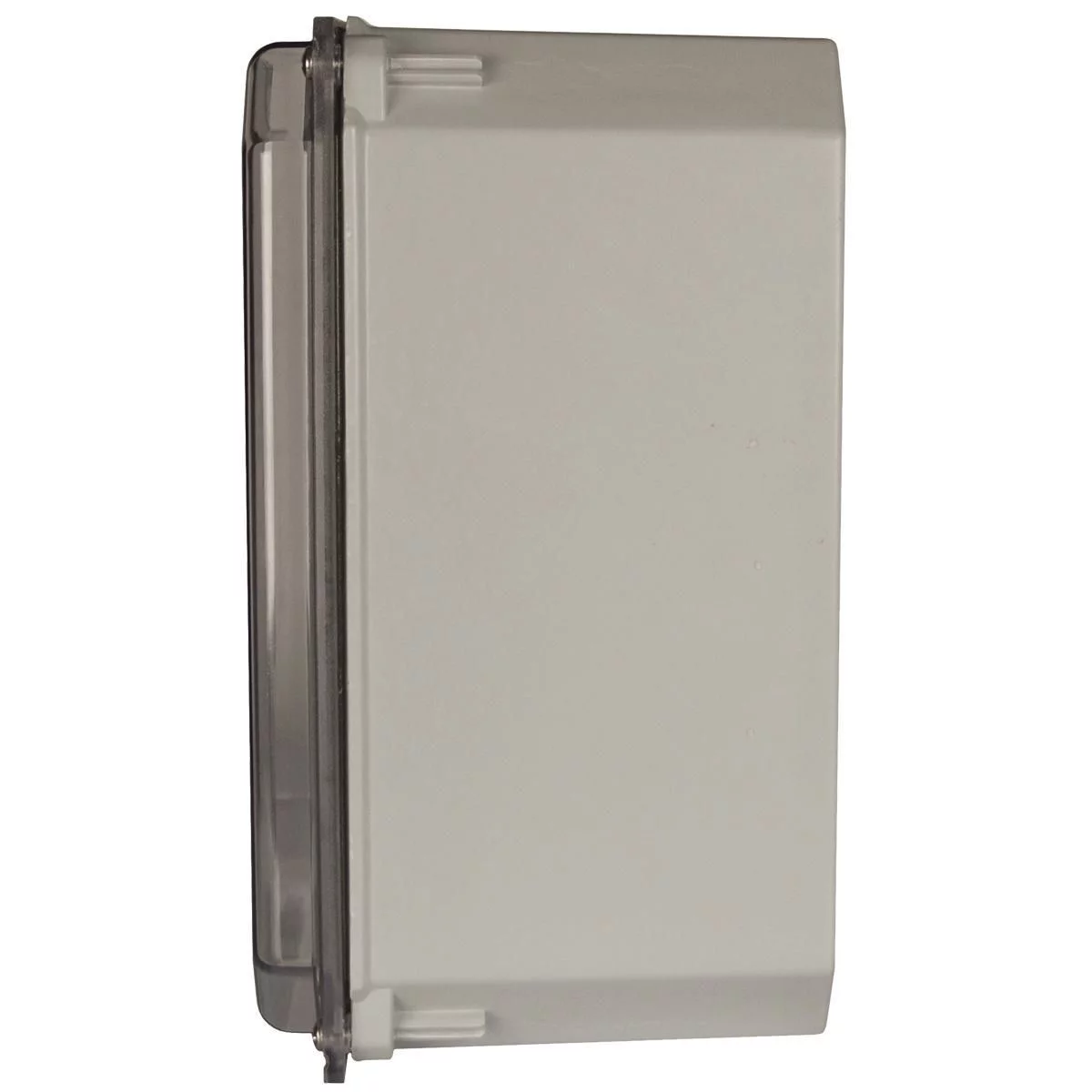 HW-CC141206CHSC - NEMA 4X Continuous Hinge Two Screw Cover 14X12X6 Fiberglass-Clear Cover