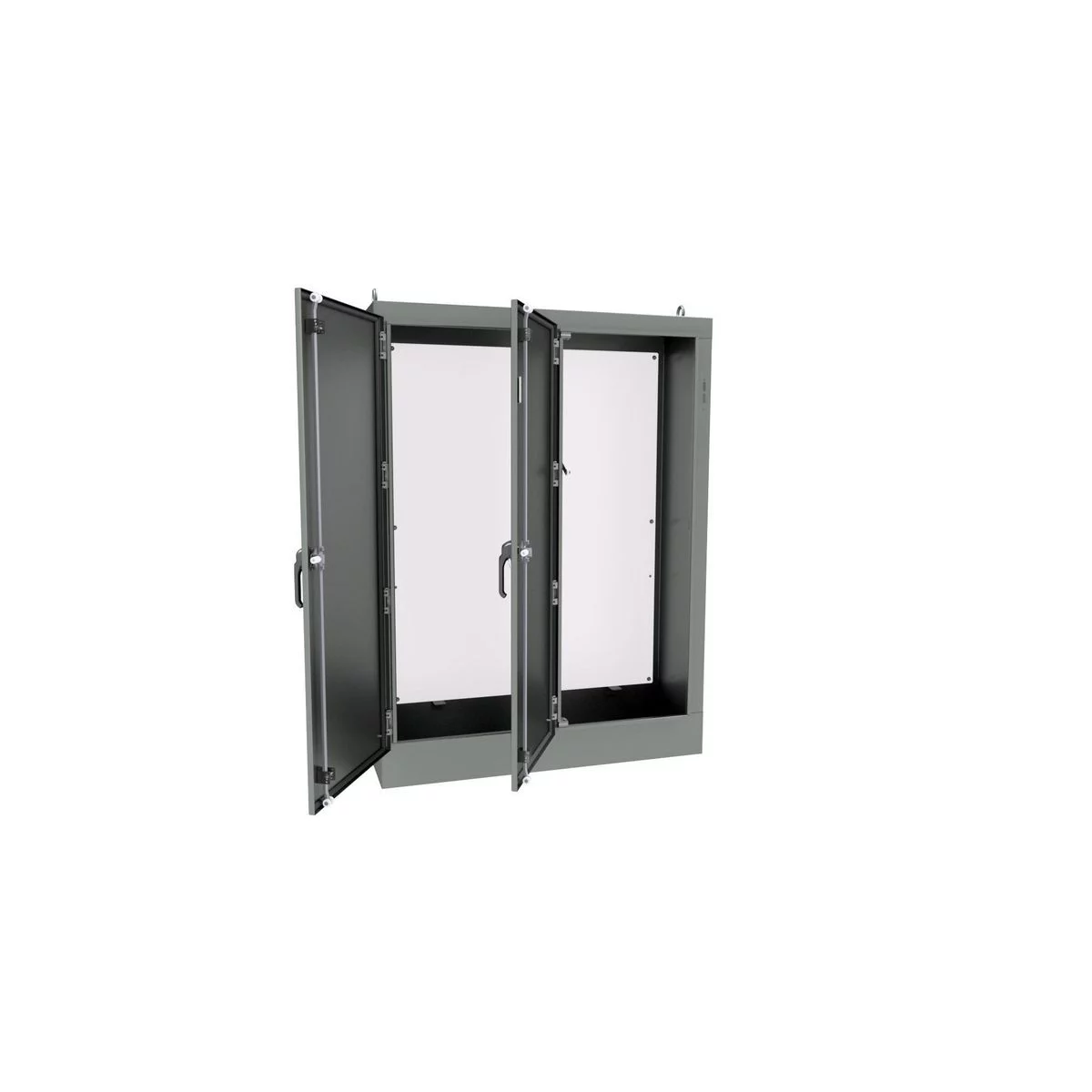 WRD72XM5318FSD4 - NEMA 4 2-Door Freestanding Removable Pin Hinge Disconnect 72X53.7X18 Carbon Steel - Gray